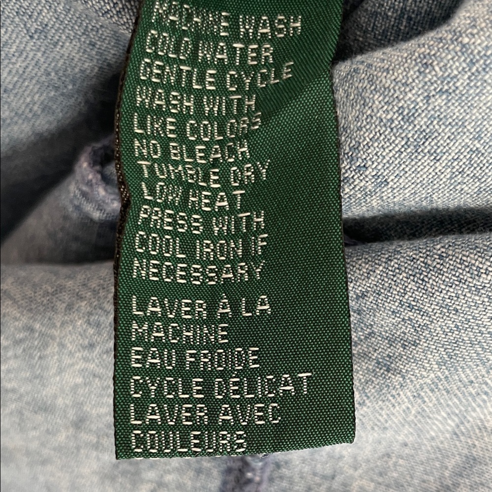 Ralph Lauren Classic Denim Maxi Size M - Picture 11 of 11